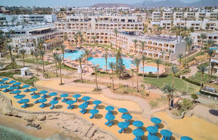 Stranden ved Pickalbatros Royal Grand