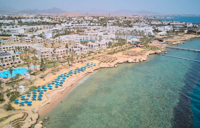 Stranden ved Pickalbatros Royal Grand