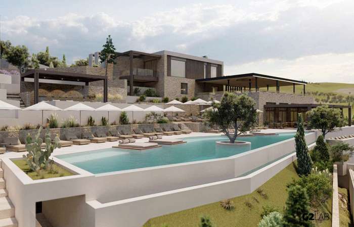 3D af swimmingpool