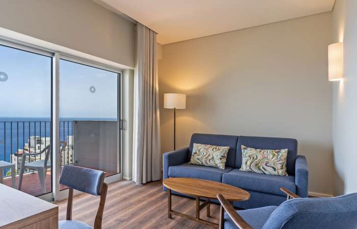 Eksempel på junior suite stue