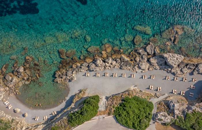 Strandafsnit ved Kresten Royal Euphoria Resort