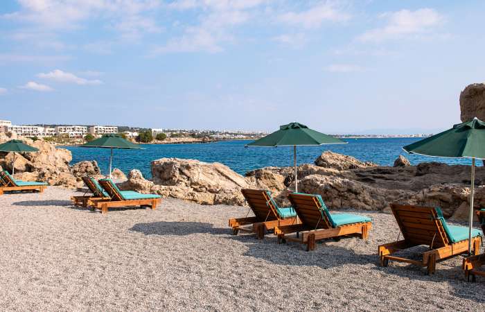 Strandafsnit ved Kresten Royal Euphoria Resort