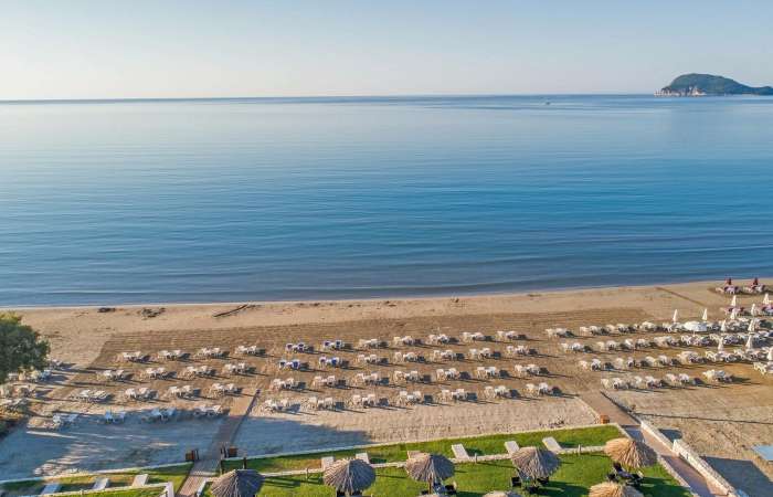 Stranden ved Galaxy Beach 