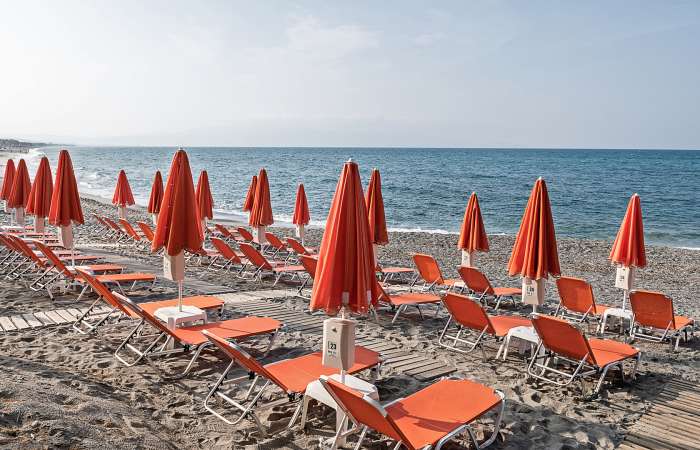 Stranden ved Angela Beach 