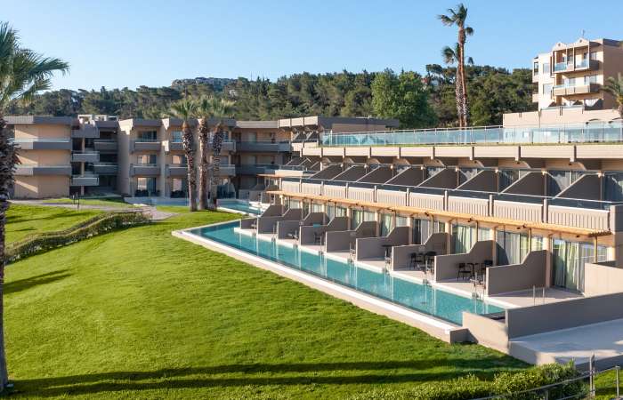 Værelser med swim up pool